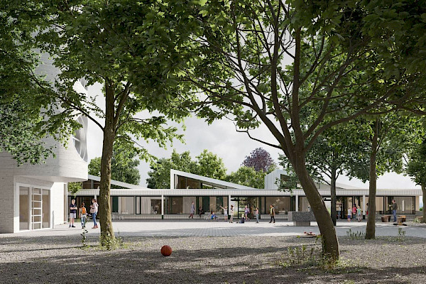 Visualisierung neuer Schulhausplatz